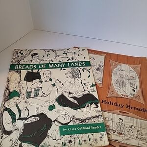 Vintage 1961 4-H Bread Recipe Books By Clara Gebhard Snyder
